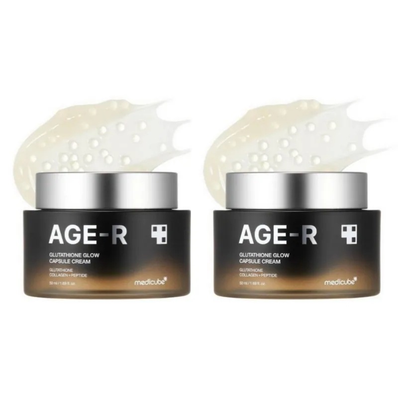 AGE-R エイジアール グルタチオン グロー カプセル クリーム 50ml+50ml 韓国コスメ 韓国人気