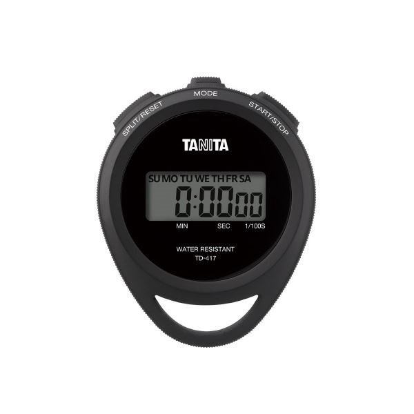 （まとめ）タニタ ストップウオッチ TD-417-BK[x5セット] 9,620円