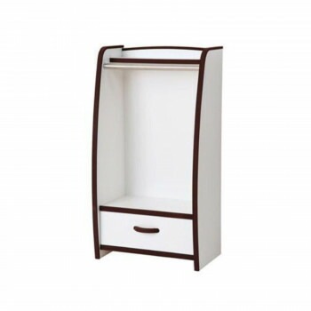 知育家具 EVAキッズシリーズ ハンガーラック 幅48cm HRJ-48H　D/ブラウン