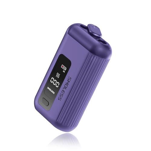 【互換品】パープル SMOLESS DUO イルマ互換機 電子タバコ 本体 1本で2回吸える スモレス デュオ 加熱式たばこ用アクセサリ テリア センティア 対応