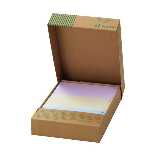 一流の品質 （まとめ）TANOSEEマルチプリンタ帳票（FSC森林認証紙） 1セット（1000枚:500枚2箱）3セット 3面6穴 A4カラー 紙製品・封筒