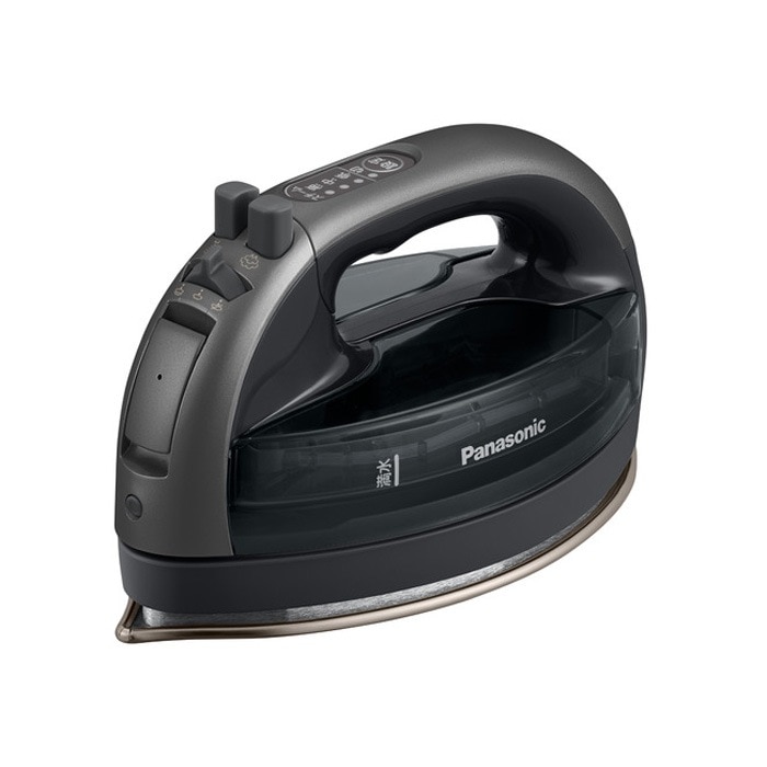 コードレス スチームアイロン カルル NI-WL708-K カームブラック Wヘッドベース