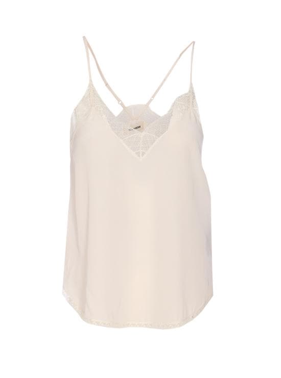 ZADIG & VOLTAIRE Women Tunic Tops WWCR01313 102 Ecru