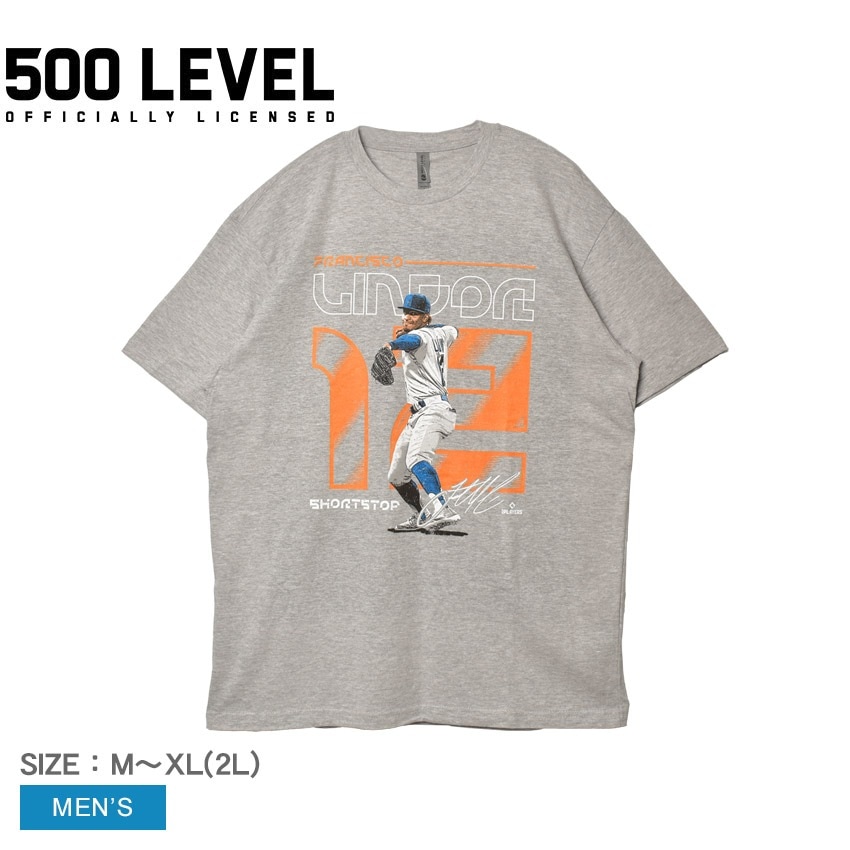 ファイブハンドレットレベル フランシスコリンドーア ナンバー WHT 0059-050-07 メンズ ウエア トップス 半袖 Tシャツ MLB メジャーリーグ メジャー