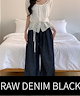 RAW DENIM BLACK