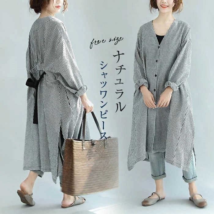 【20点セット】無料シャツワンピース カーディガン 長袖 レディース 大きいサイズ ギンガムチェック シャツワンピ ロングワンピース ミモレ丈 大人可愛い 夏 チェック フレア Vネック キレイめ 薄 58,893円