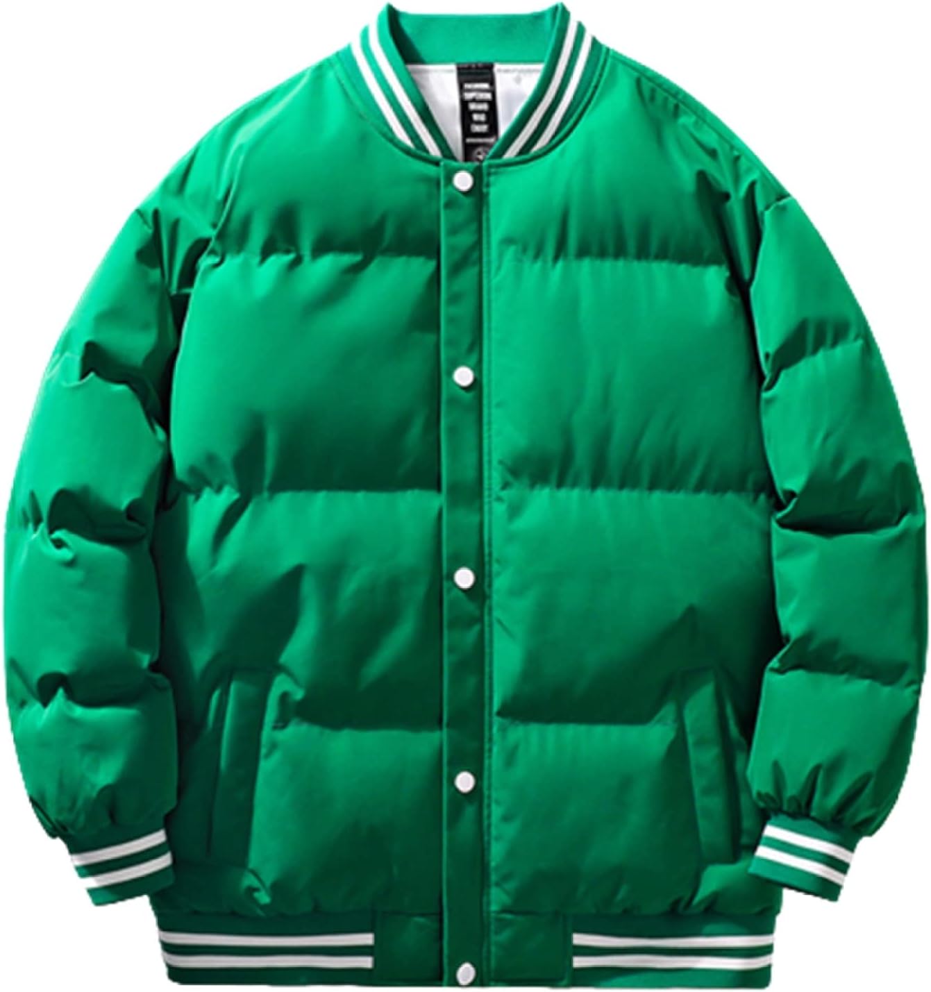 メンズ ダウンコットンジャケット スタジャン 中綿ジャケット シンプル 無地 立ち襟 スタジアムジャンパー おしゃれ 冬服 ショート丈 綿入れアウター 大きいサイズ 学生 アウトドア 日常 トップス