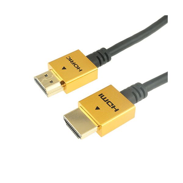 [5個セット]HDMIケーブル 1m ゴールド HDM10-460GDX5