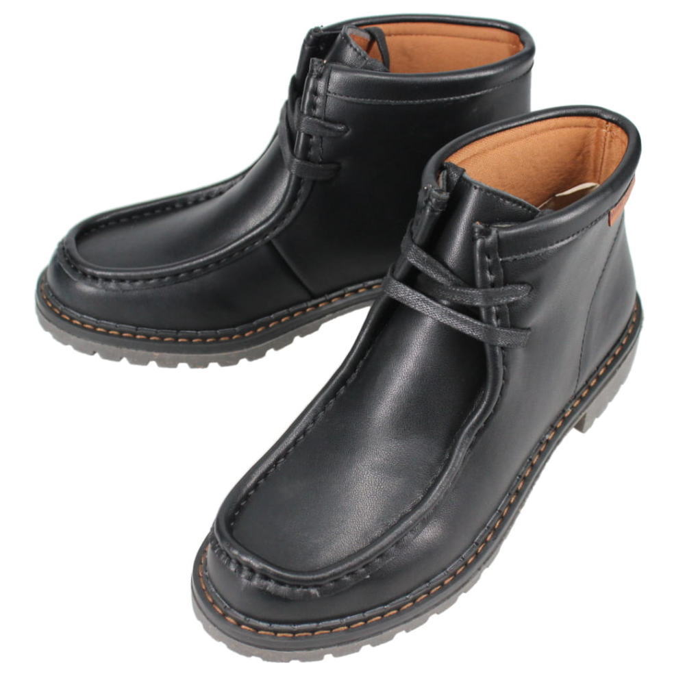 ウィメンズ ワラビー ショート ブーツ WALLABEE SHORT BOOT ブラックスムース 18M18【GHFO】