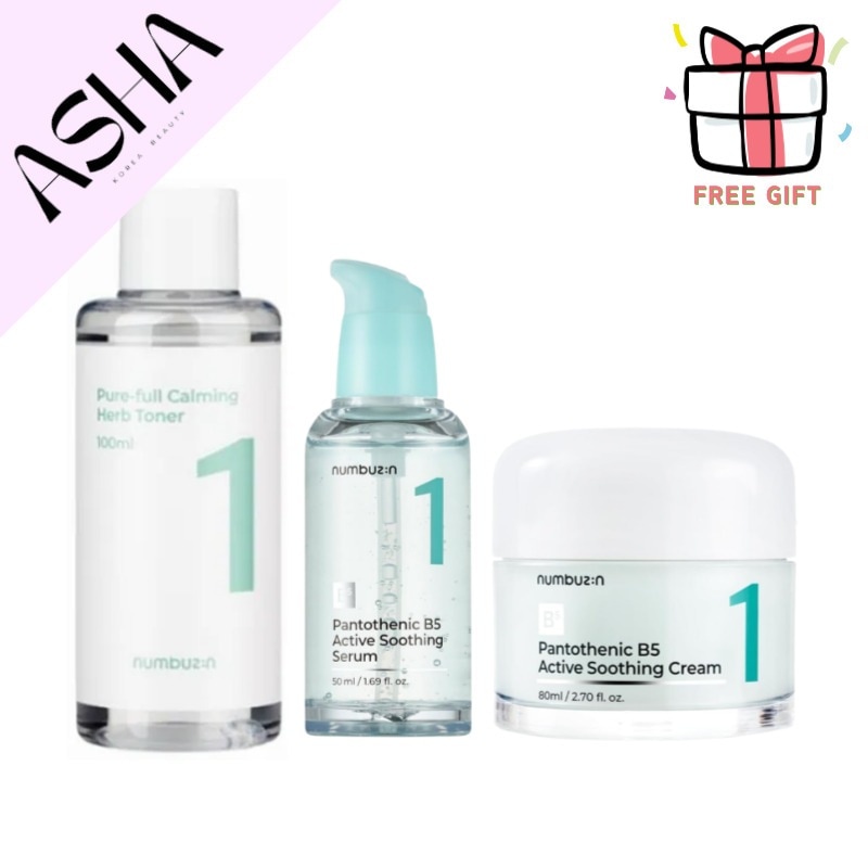 1番 塗るパントテン酸スージングクリーム, 80ml+1番 ガルバニックパントテン酸スージングセラム 50ml+1番 心にきれいに盛った清楚トナー 100ml