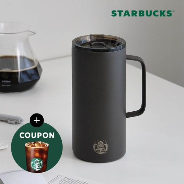【Starbucks】 SS ダークグレー タンク タンブラー 503ml スタバ韓国 (贈呈品なくなり次第予告なしで贈呈終了)