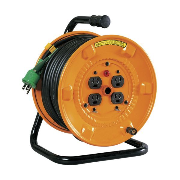 NNPE34N 電工ドラム 100V アース付 抜け止め式 30m メーカー直送