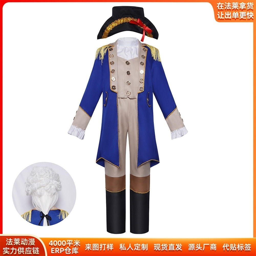 K1643新作中世ルネッサンスcos服ハロウィン大统领コスプレ服子供用ドレスコスプレ舞台服
