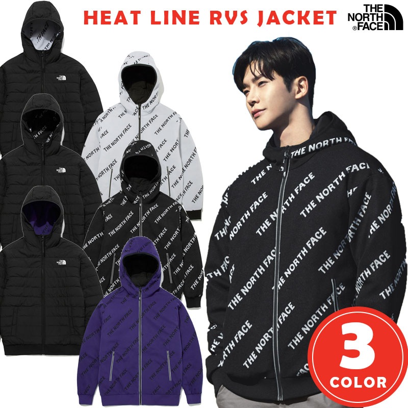 韓国正規品保証 関税負担なし NJ5SM51A HEAT LINE RVS JACKETデイリー 基本 着装 男子 女子 人気 韓国 ファッション 男女共用 アウトドア