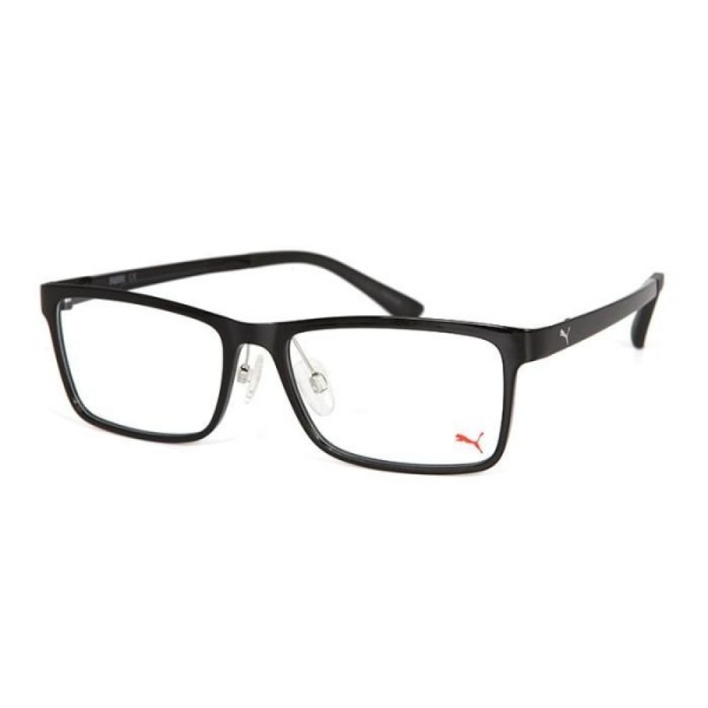 プーマガレリアプーマフレーム PE0039OA 001 スクエアメンズレディースメガネ