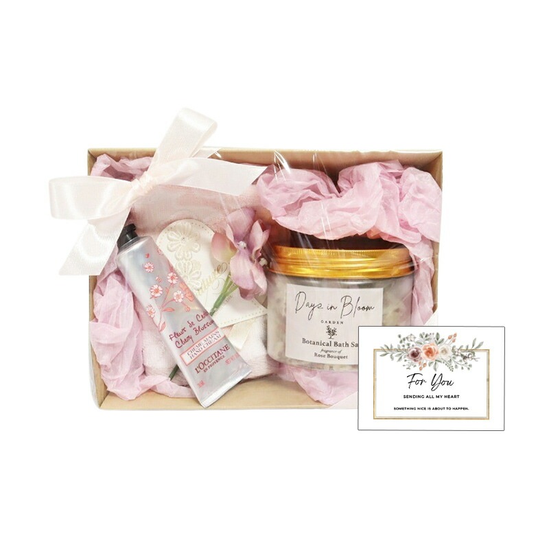 ハンドクリーム 誕生日 ギフト ハンドクリームとバスソルトのギフト Original