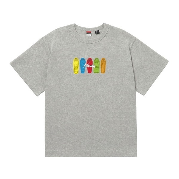 ナンガ ECO HYBRID TEE(SB PT) L.GRY M N2500-1M023Z N0003704 Tシャツ