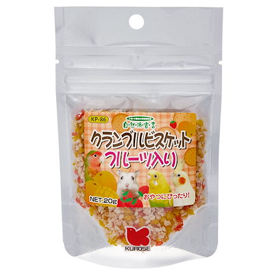 他サイト： 黒瀬ペットフード　自然派宣言　クランブルビスケット　フルーツ入り　２０ｇ　ＣＲＣ55―25―30―00―00の商品画像