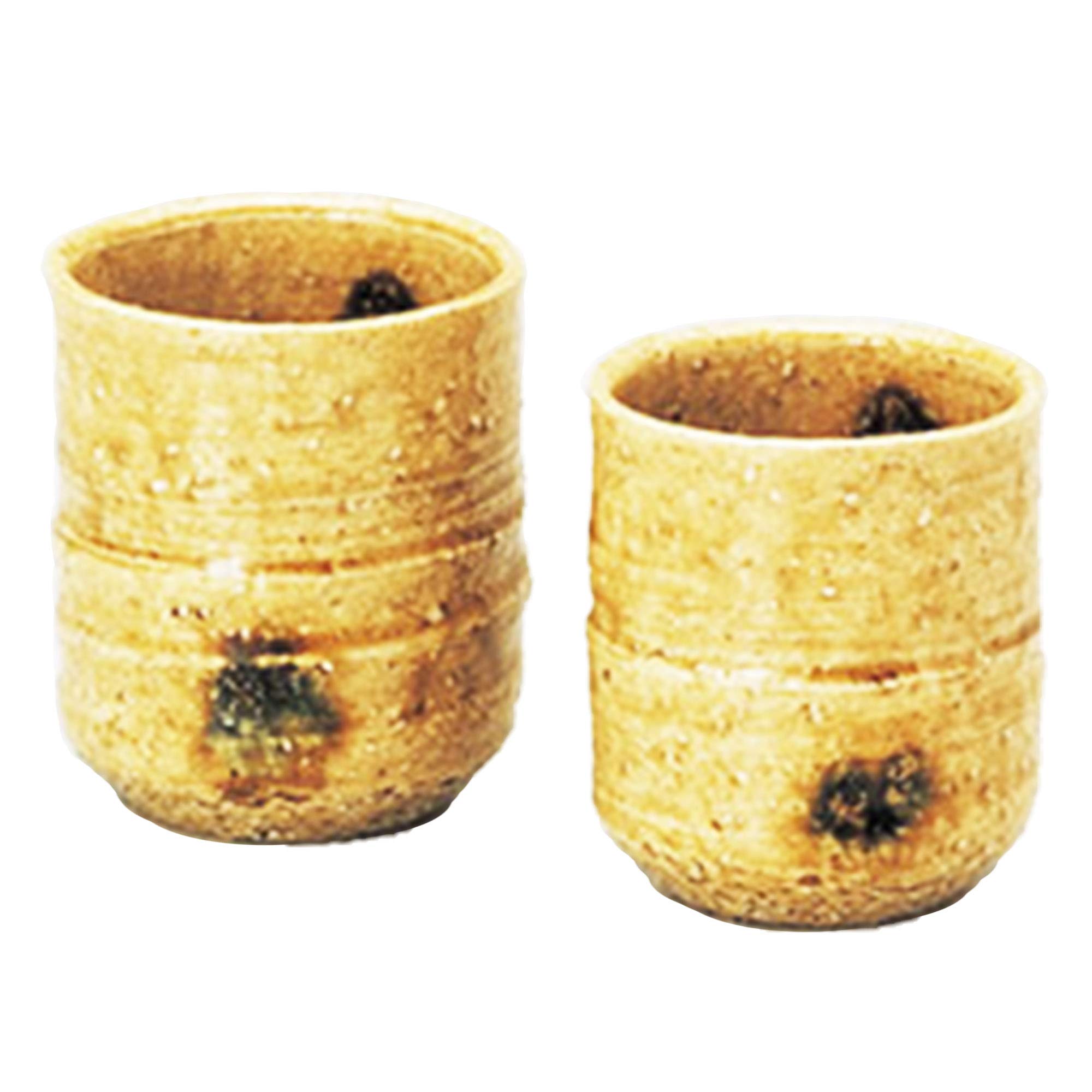 陶房淳 黄瀬戸 組湯吞