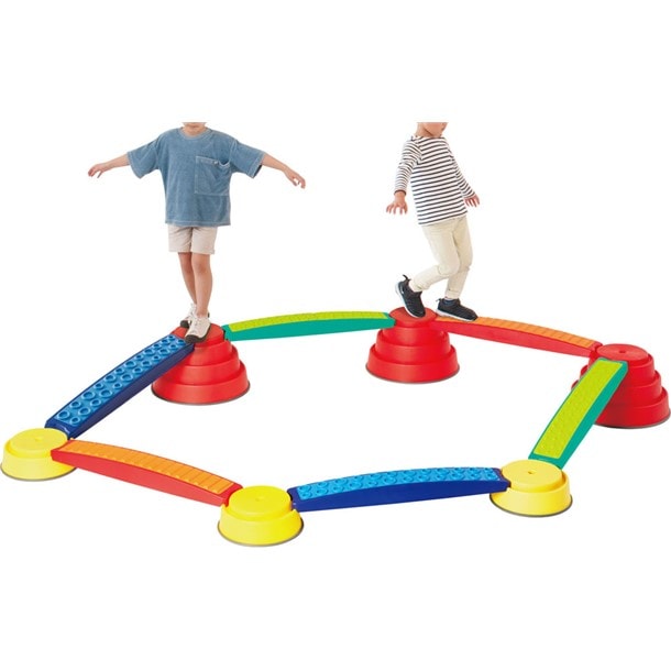 メーカー直送品につき個人宅・代引き・沖縄北海道配送不可 ビルドインバランス タクタイルセット C 学校機器 器具 (egn040)