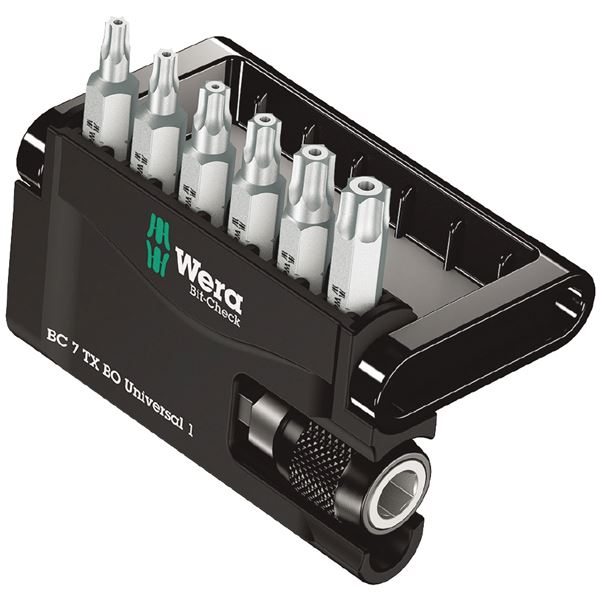 WERA ヴェラ 6本組 1/4HEX ビットチェック いじり止め付 トルクスドライバービットセット 056158 工具 ツール DIY 作業工具 道具