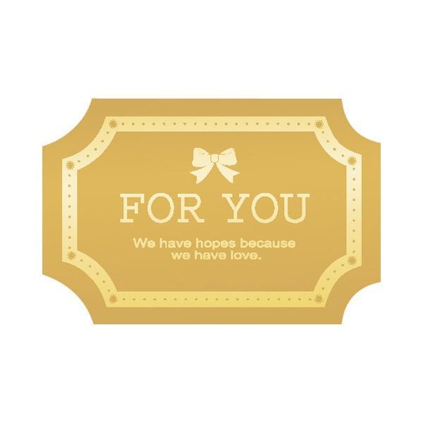 （まとめ） タカ印 アドテープ For You 通年用 タテ23ヨコ35mm 21-68 1巻（500片） 5セット