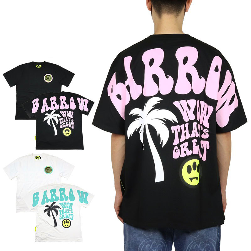 バロー Tシャツ BARROW 半袖Tシャツ メンズ レディース ブランド 大きいサイズ 029