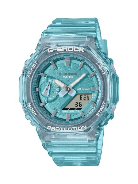 デジタル アナログコンビ GA-2100 小型化 薄型化モデル メタリックスケルトンコンセプト GMA-S2100SK-2AJF