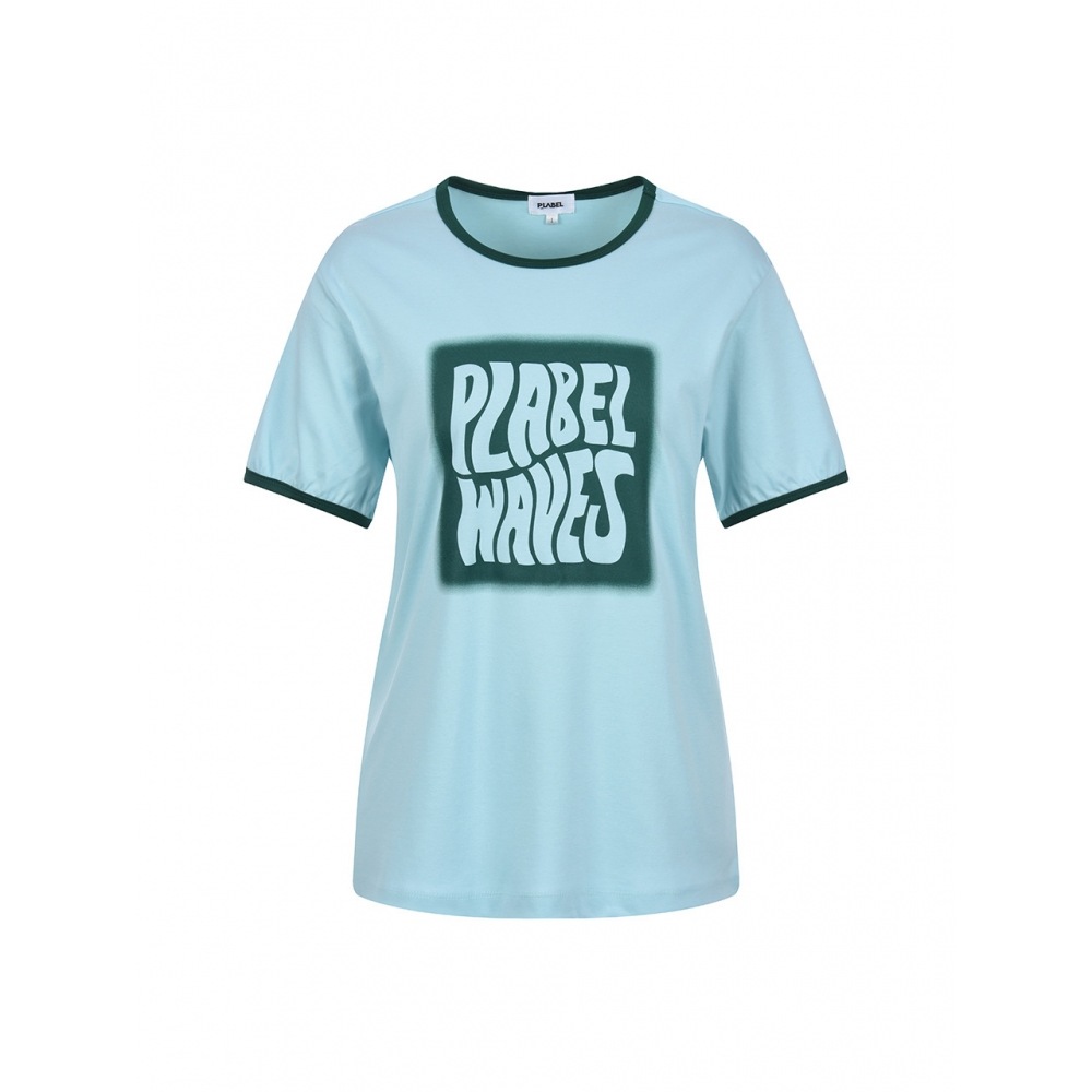 P LABEL P LABEL ウェーブ配色Tシャツ MW3ME275 SBL 7,531円