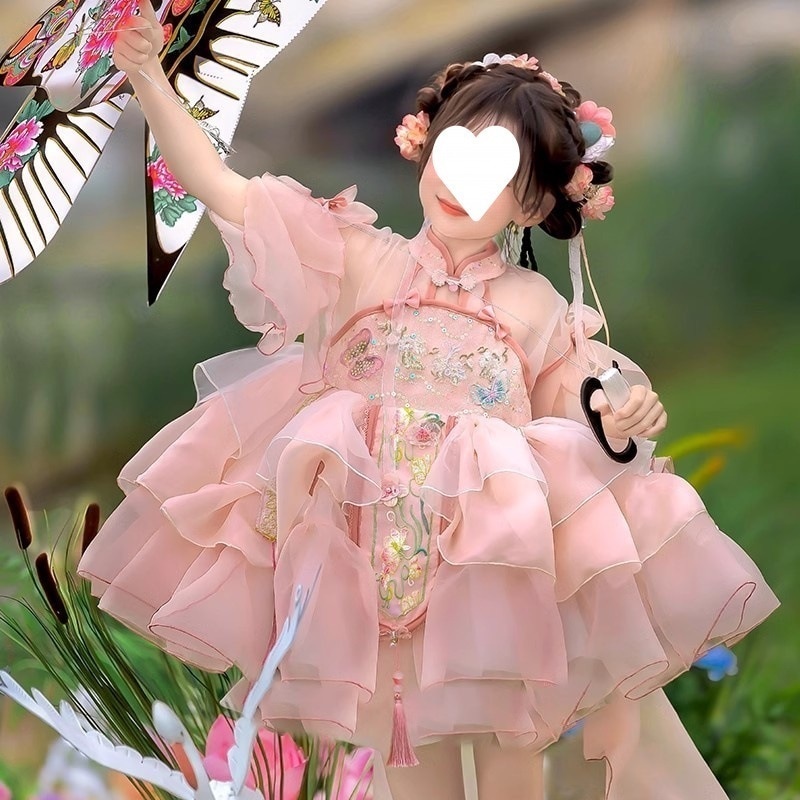【急速発送】女の子 ロリータ ワンピース 子供夏服 女の子 スカート