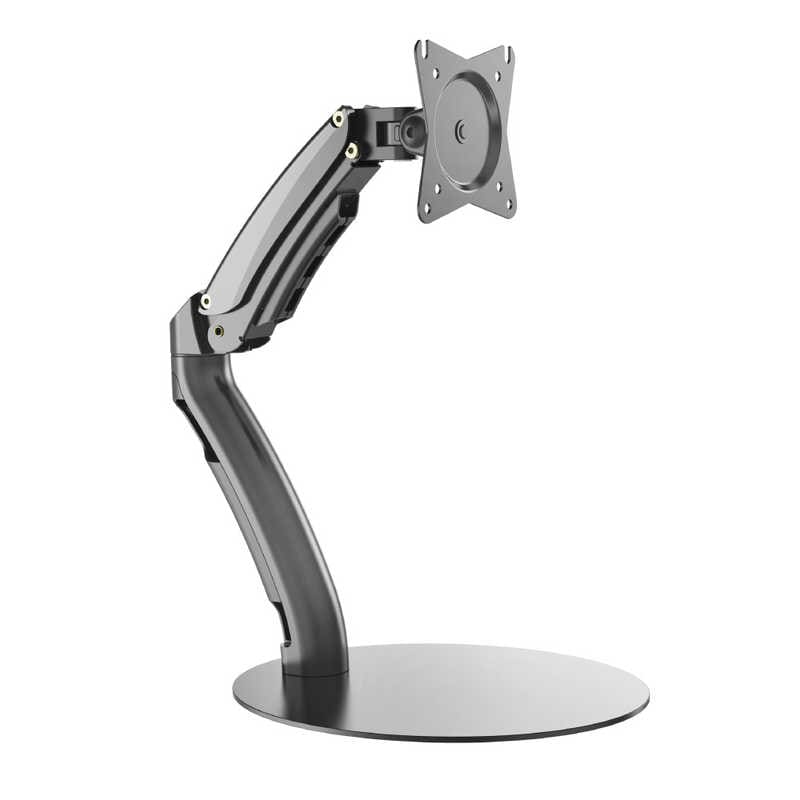JAPANNEXT　モニターアームガス式液晶ディスプレイアーム 15-32インチ対応 耐荷重2-6.5kg 3軸 垂直 水平 多関節　JN-GB12SV