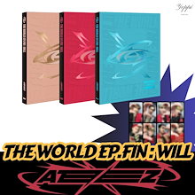 【 当日出庫 】 ATEEZ - THE WORLD EP.FIN : WILL [ 3種SET ] (特典ランダムフォトカード8種から3枚) ateezアルバム