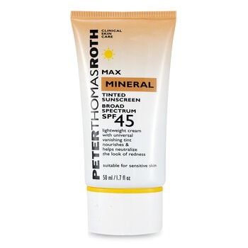 Peter Thomas Roth マックス ミネラル ティンテッド サンスクリーン ブロード スペクトラム SPF 45