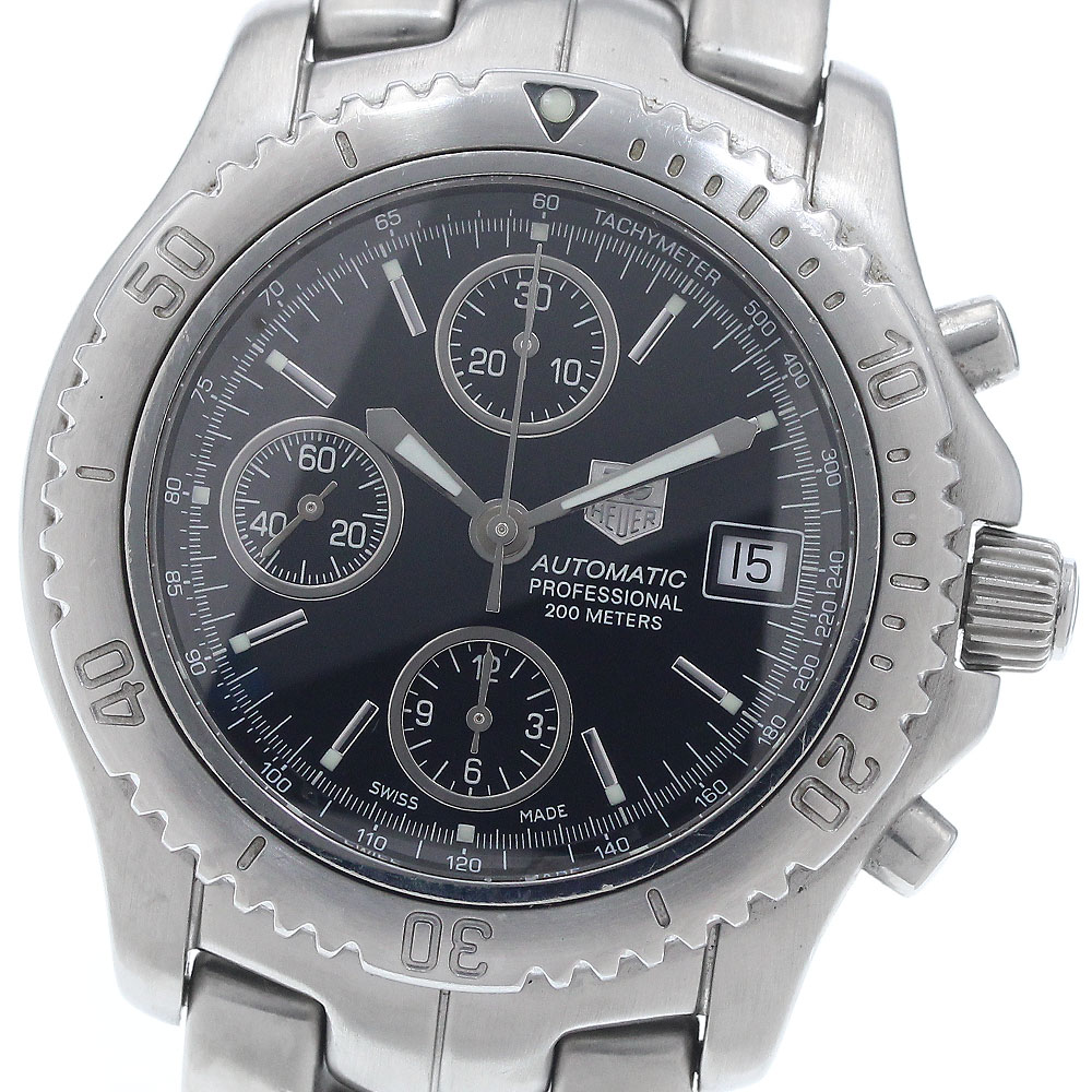 タグホイヤー TAG HEUER CT2111 リンク クロノグラフ デイト 自動巻き メンズ _950476【中古】