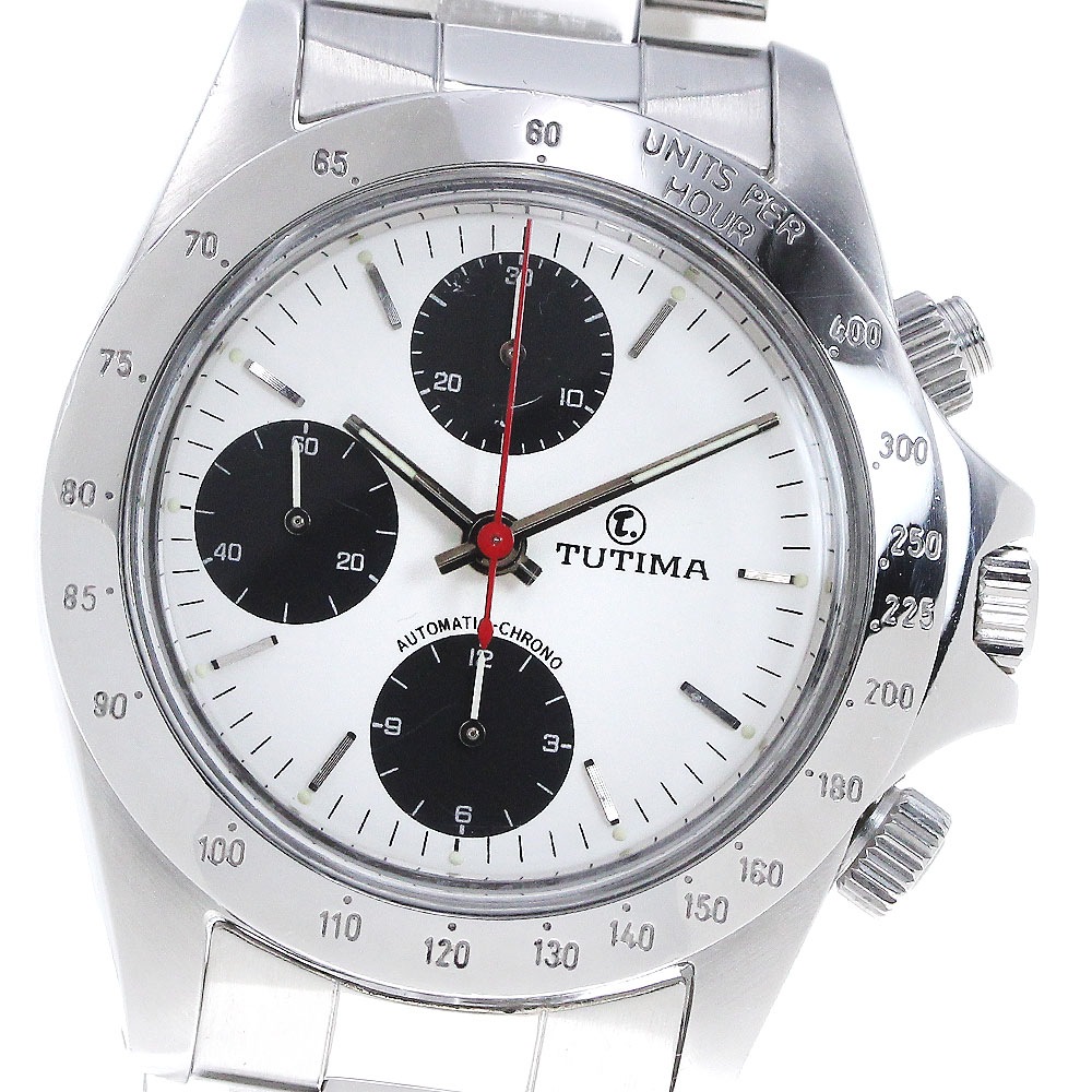 チュチマ TUTIMA 793 バルジュー7750 クロノグラフ 自動巻き メンズ 内箱付き_861325【中古】