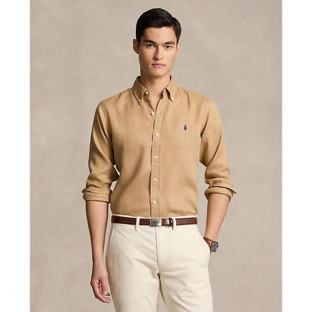 ポロラルフローレンメンズカスタムフィットリネンシャツ (MNPOWOV16822774250)