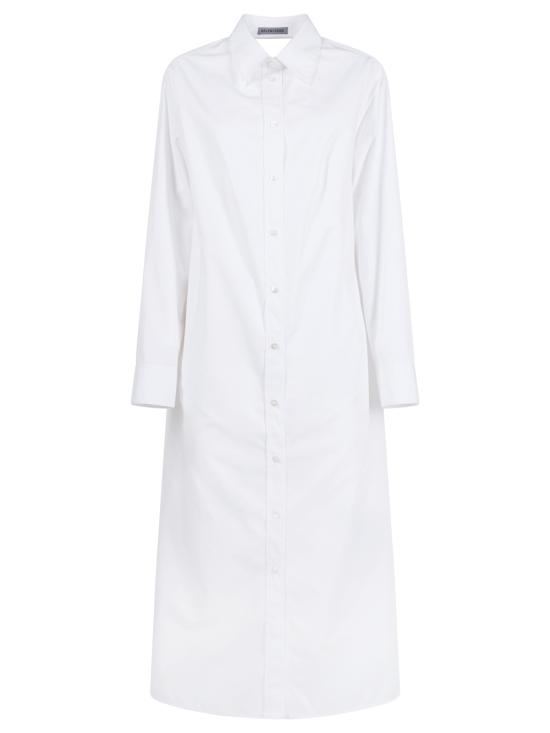 BALENCIAGA Women Long Skirts 872283 TUM20 9000 WHITE