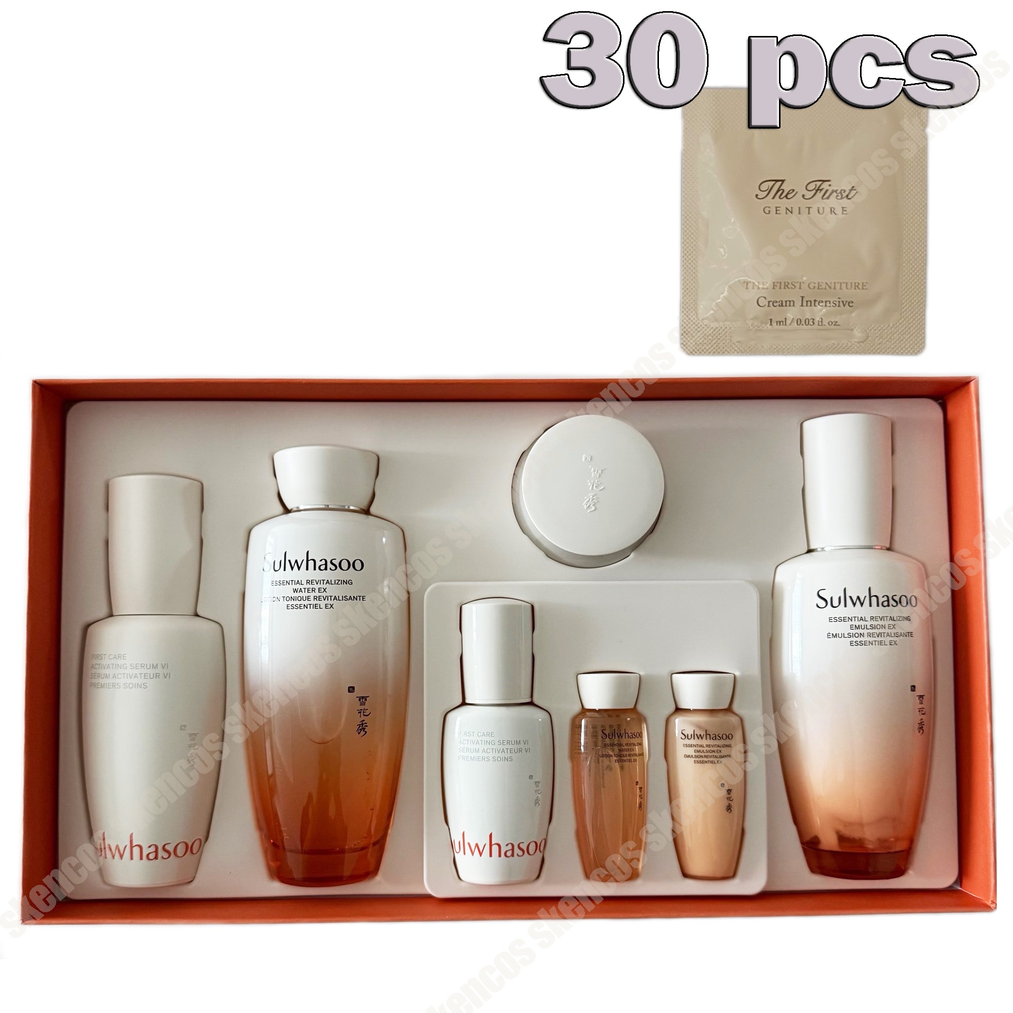 滋陰(ジャウム)3種 企画セット/トナー/ローション/潤燥(ユンジョ)エッセンス60+15ml +サンプル/新型+オフィ-O HUI ザファーストツェナーチュオセラム30pcs/30ml