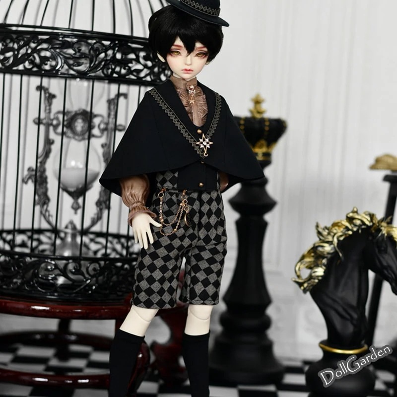 BJD ドール服 1/4ドール衣装セット 7点 『Watson』 MSD/MDD/kumako/charmdoll/オーダーサイズ球体関節人形用衣装