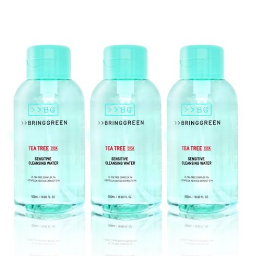 [正品] ティーツリー シカ センシティブ クレンジングウォーター 500ml x 3ea