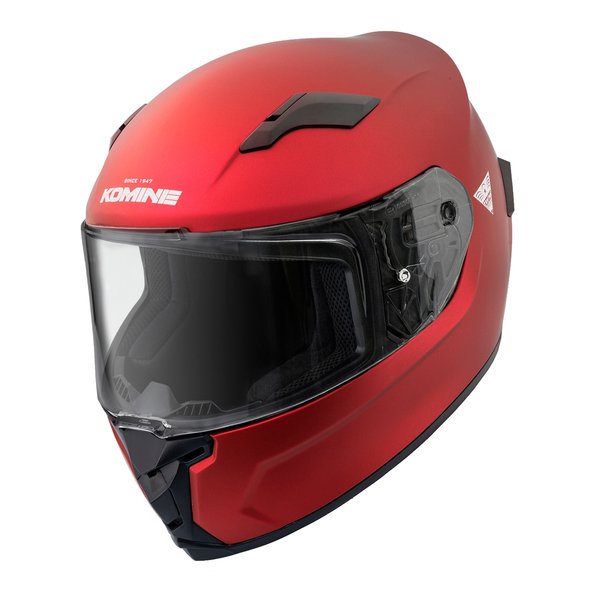 バイク用 FL フルフェイスヘルメット マットメタルレッド/Lサイズ