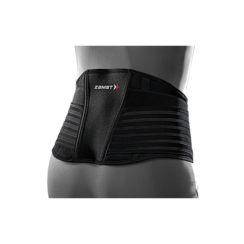 ザムスト(ZAMST) ZW-7 腰 サポーター ベルト スポーツ全般 LLサイズ 383704 ブラック