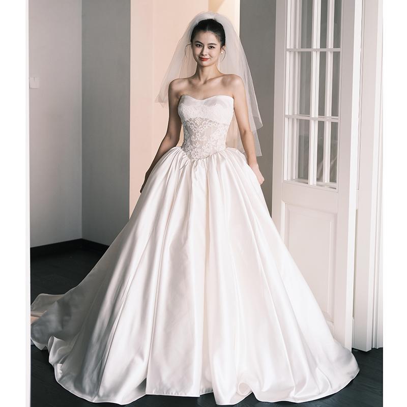 【L.O.V.E】 ウェディングドレス 白 結婚式 花嫁 サイズオーダーメイド可能 成人式 お呼ばれ ウェディング 演奏会 二次会 パーティードレス 前撮り ワンピース ロングドレス メガ割 32 7,625円