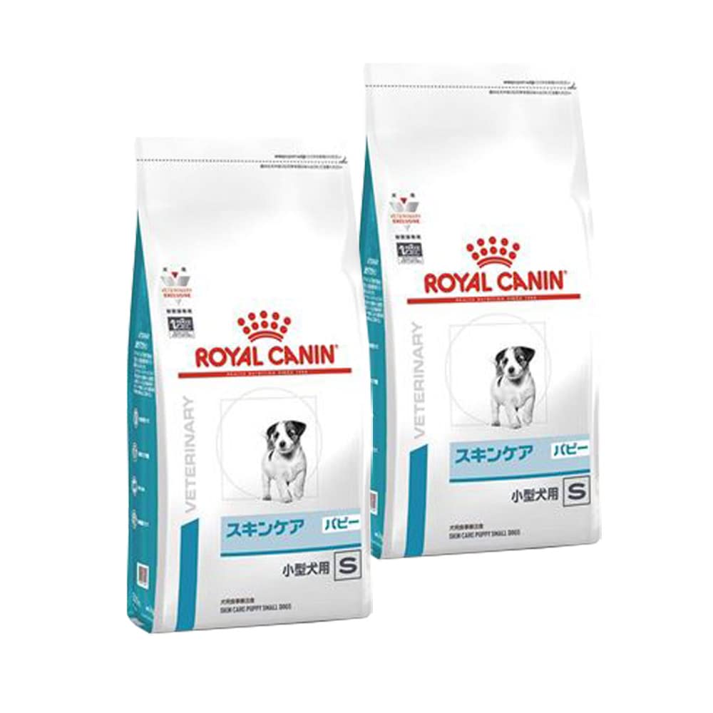 全国送料無料 【2袋セット】ロイヤルカナン 食事療法食 犬用 スキンケア パピー 小型犬用S 1kg(旧 ベッツプラン 犬用 スキンケアプラス ジュニア)