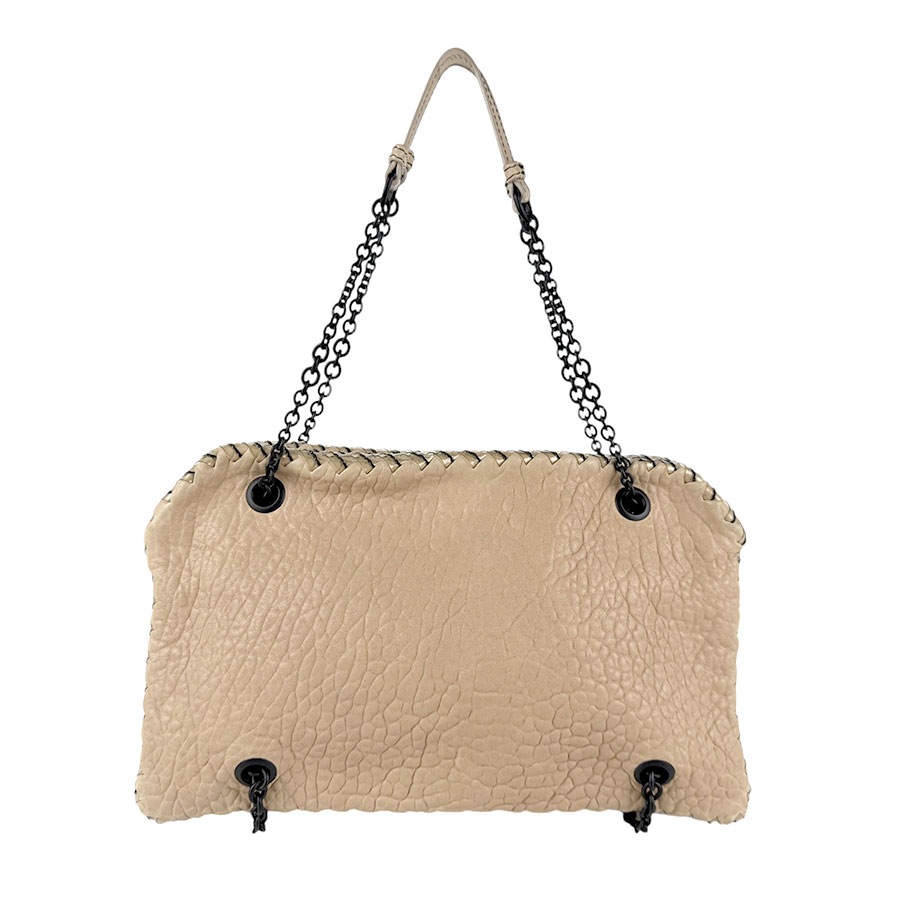 ボッテガヴェネタ BOTTEGAVENETA ショルダーバッグ レザー/ビニール ベージュ レディース z4691
