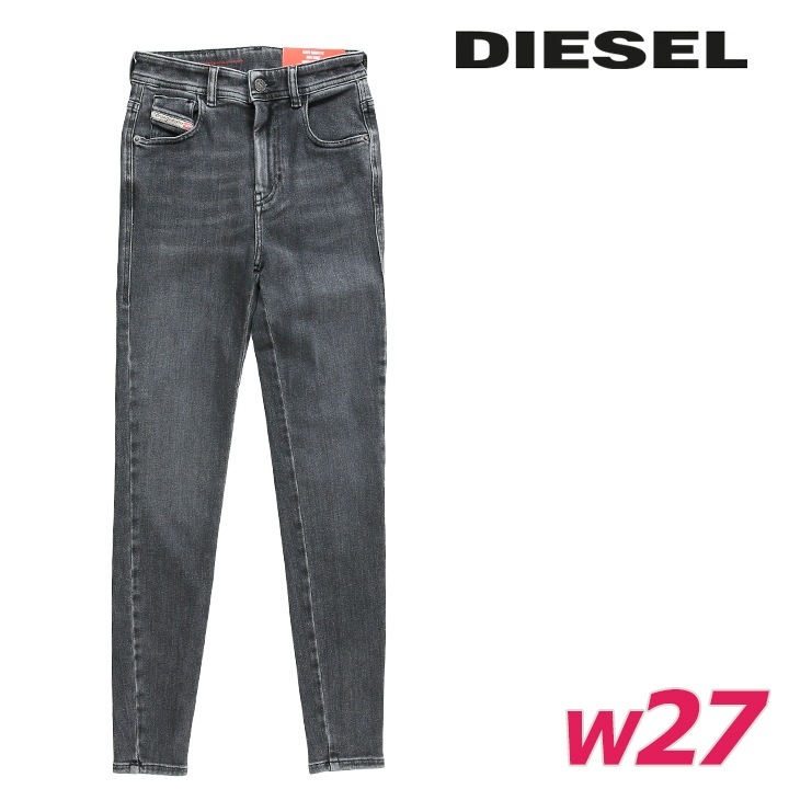 ジーンズ ブラックデニム パンツ レディース 1984-SLANDY-HIGH ヴィンテージウォッシュ加工 ストレッチ die-l-p-g4-41a