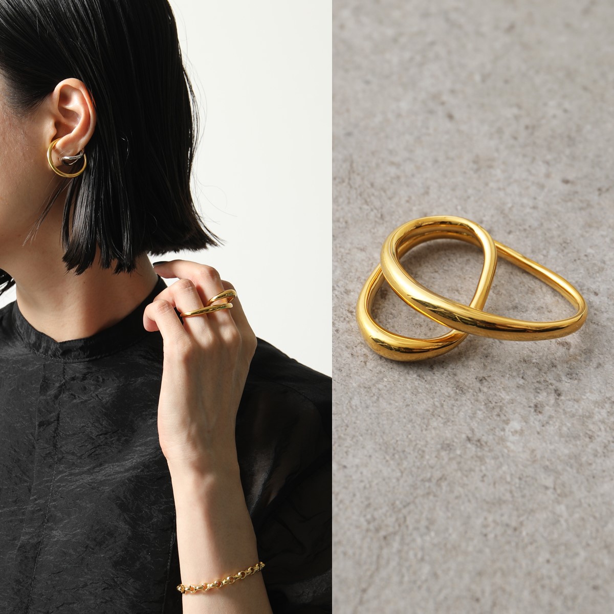 Charlotte Chesnais シャルロットシェネ リング Heart ring 15BA002VER レディース 18Kゴールドメッキ 指輪 VERMEIL