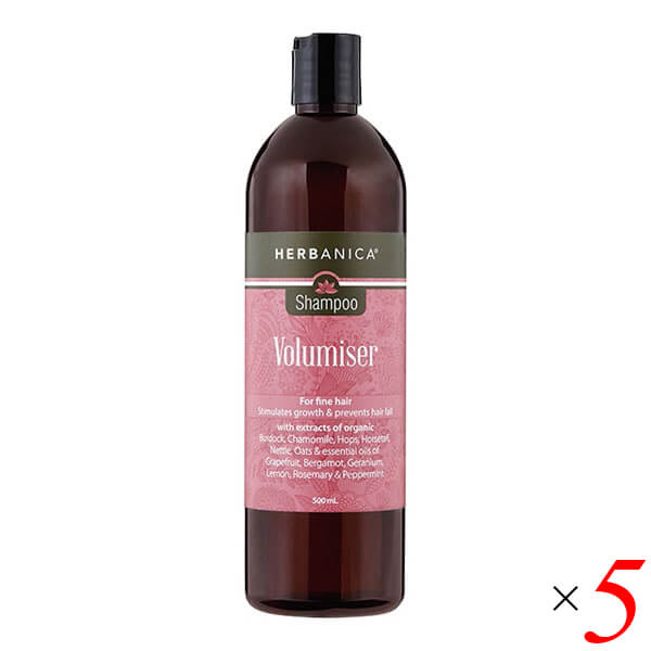 HERBANICA（ハーバニカ） シャンプー ボリュマイザー 500ml 5本セット