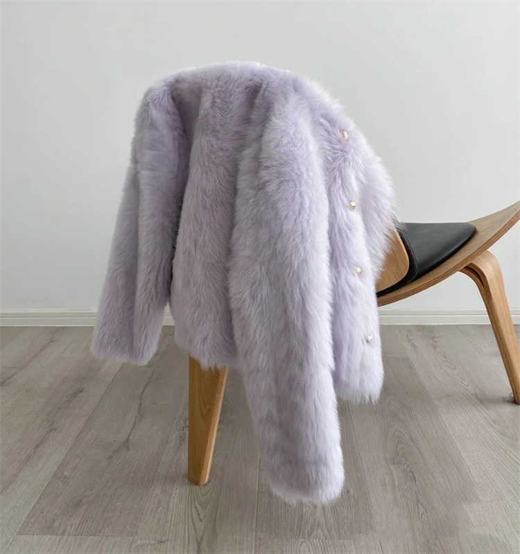 早い者勝ち ダブルボタン コート ゆったりする 暖かい 厚手 短いスタイル ファー毛皮 ジェントルスタイル チェスターコート