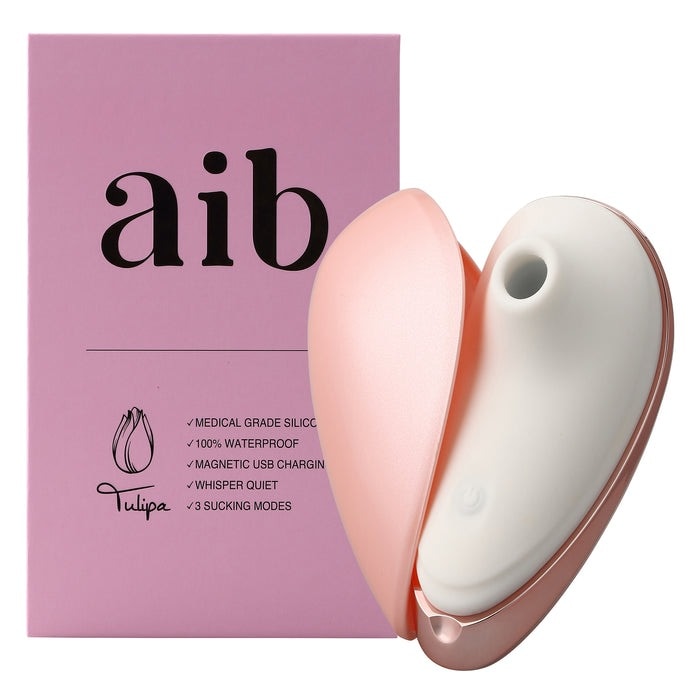 aib Tulipa Massager アイブ チュリパ マッサージャー セルフ プレジャー トイ 女性用 マッサージ器 マッサージ機 かわいい 吸引 デリケートゾーン 小型 防水 人気 プレゼント